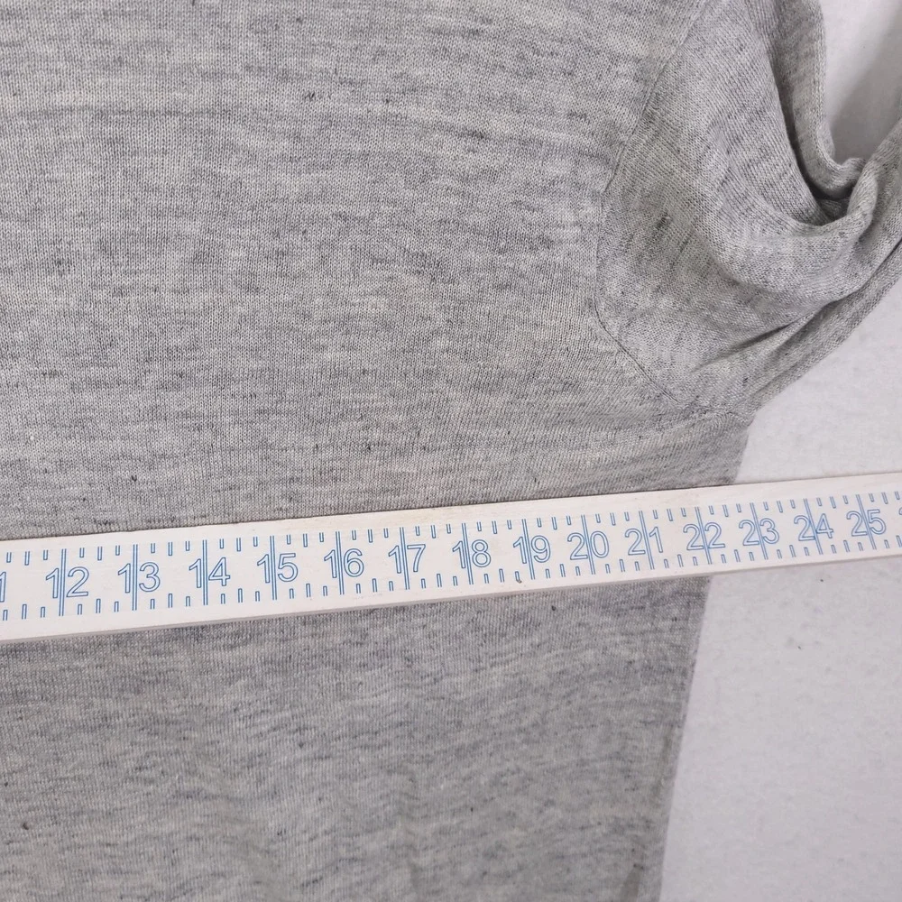 Polo Ralph Lauren Linen Sweater Mens Large Grey Crewneck Long Sleeve Knit